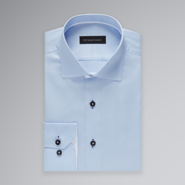 Blue White Cotton Shirt