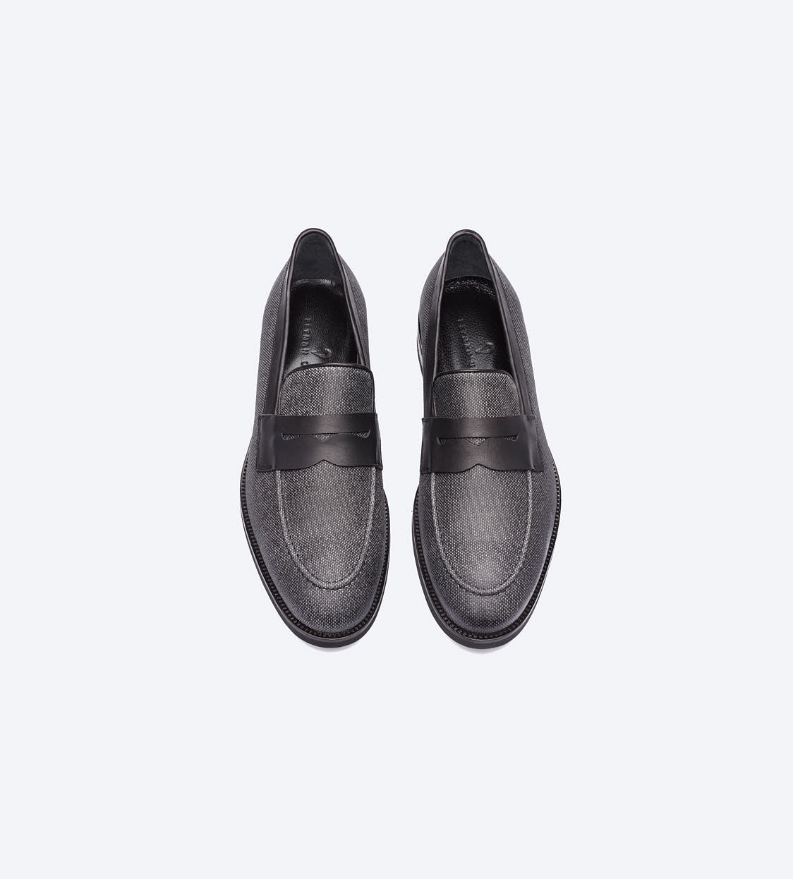 Black Twill Loafer