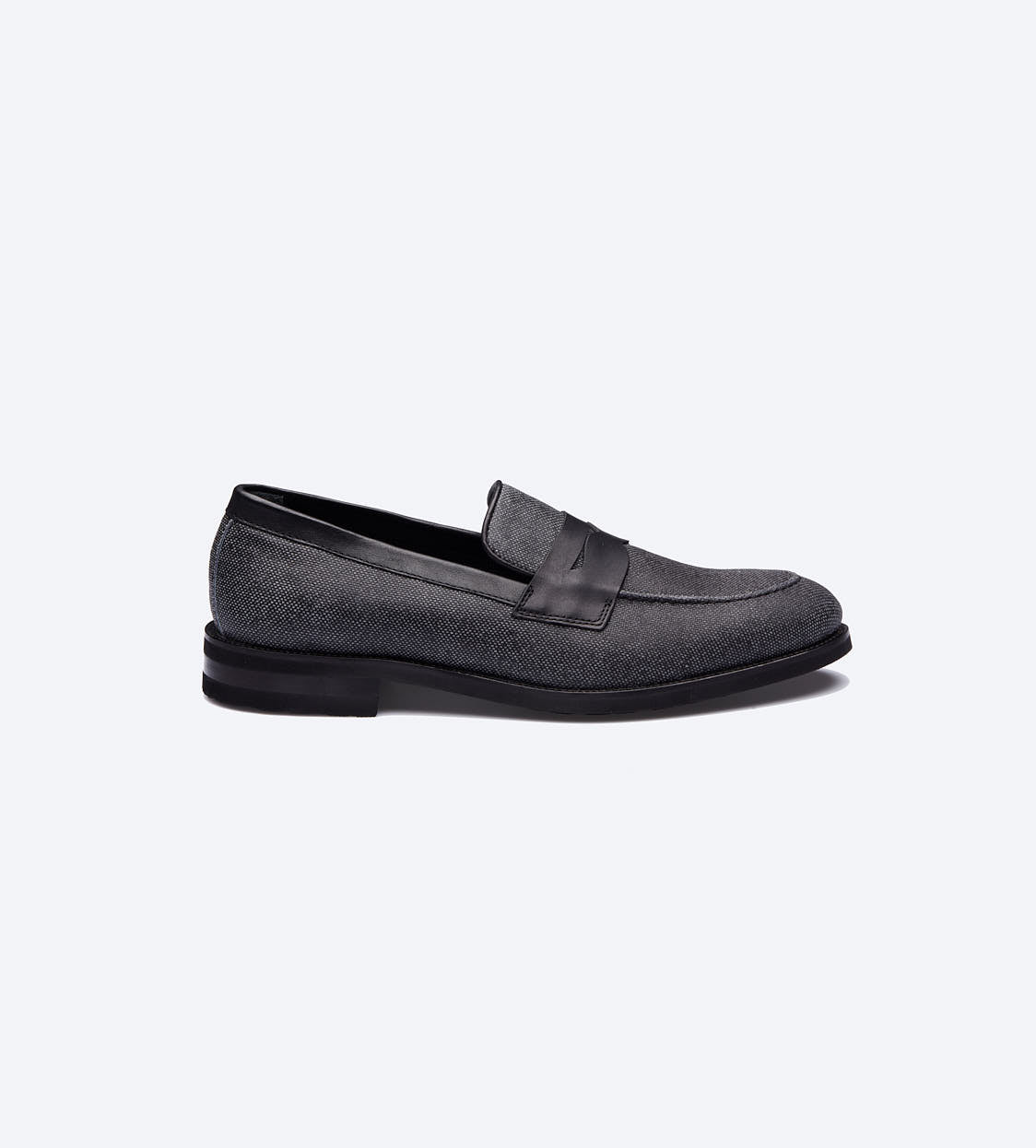 Black Twill Loafer