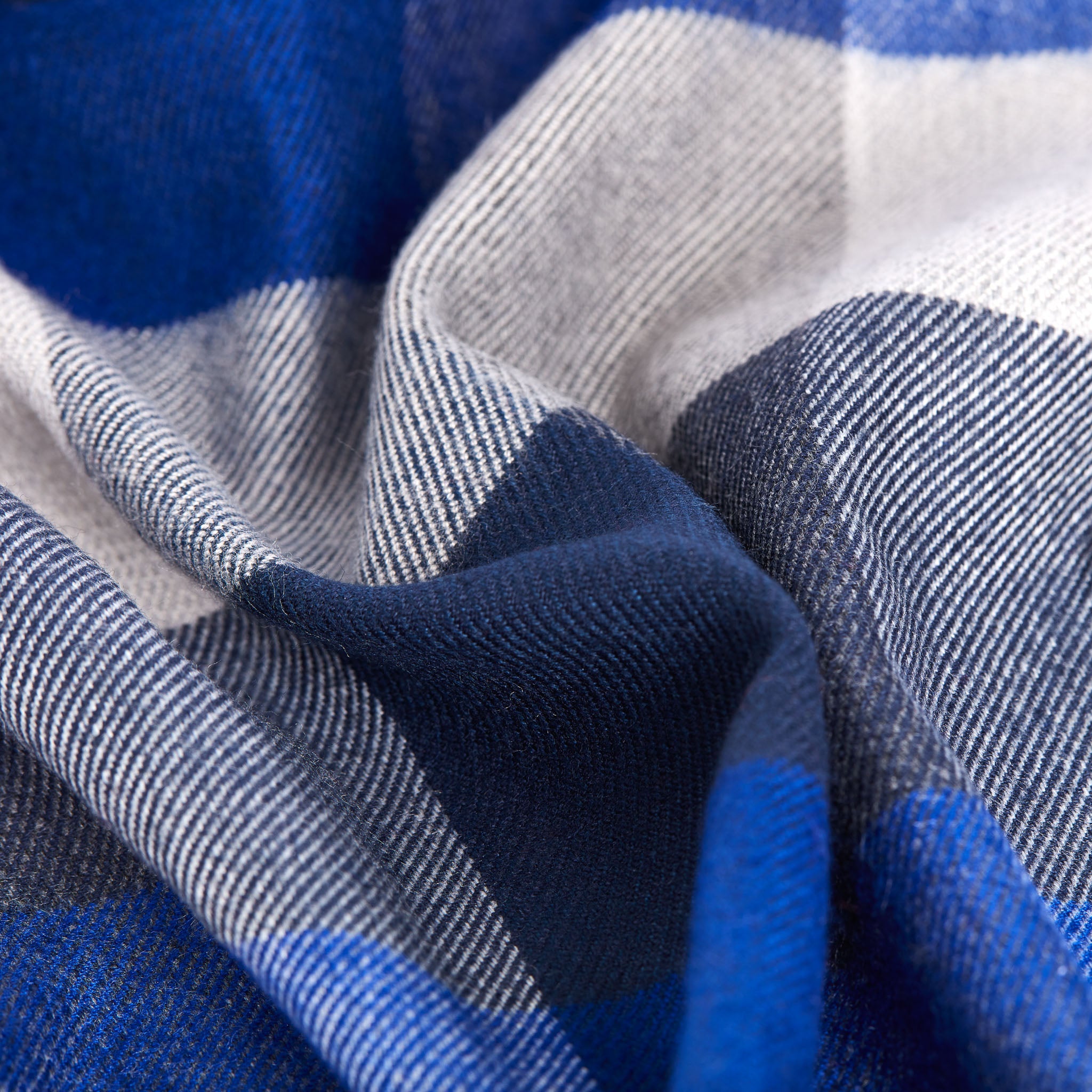 Blue Navy Multi-Color Scarf