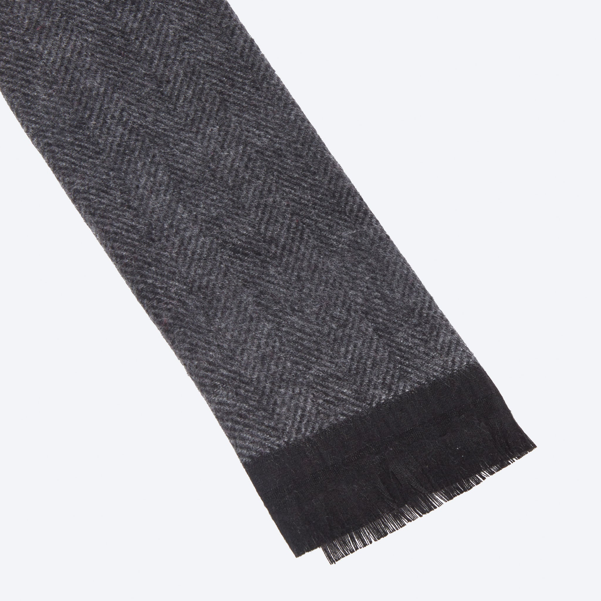 Dark grey Herringbone Scarf