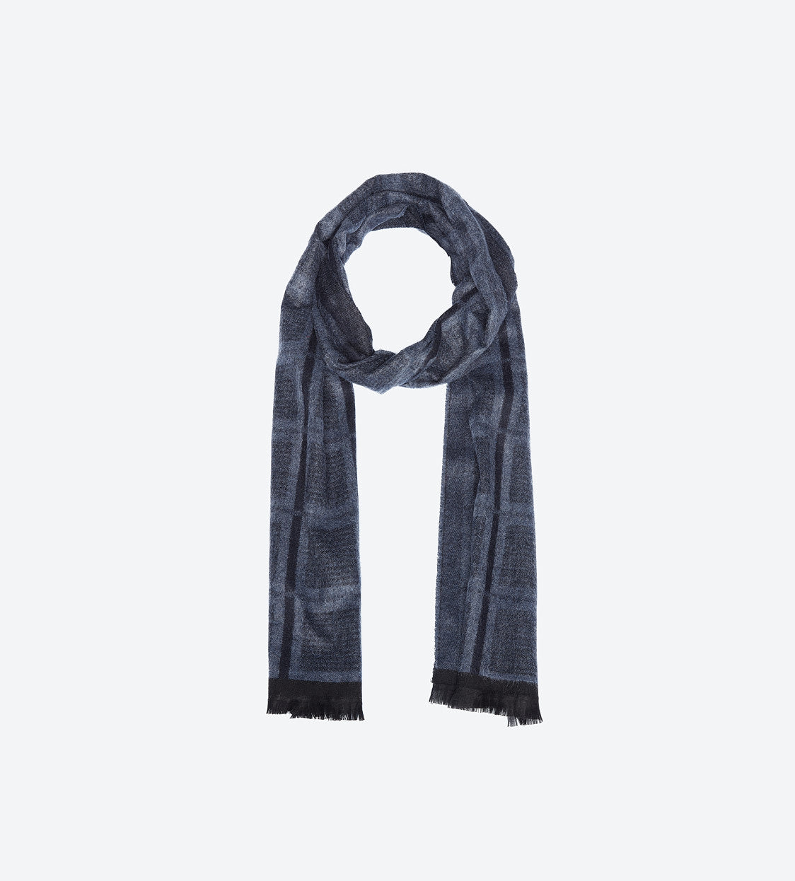 Blue Grey Scarf