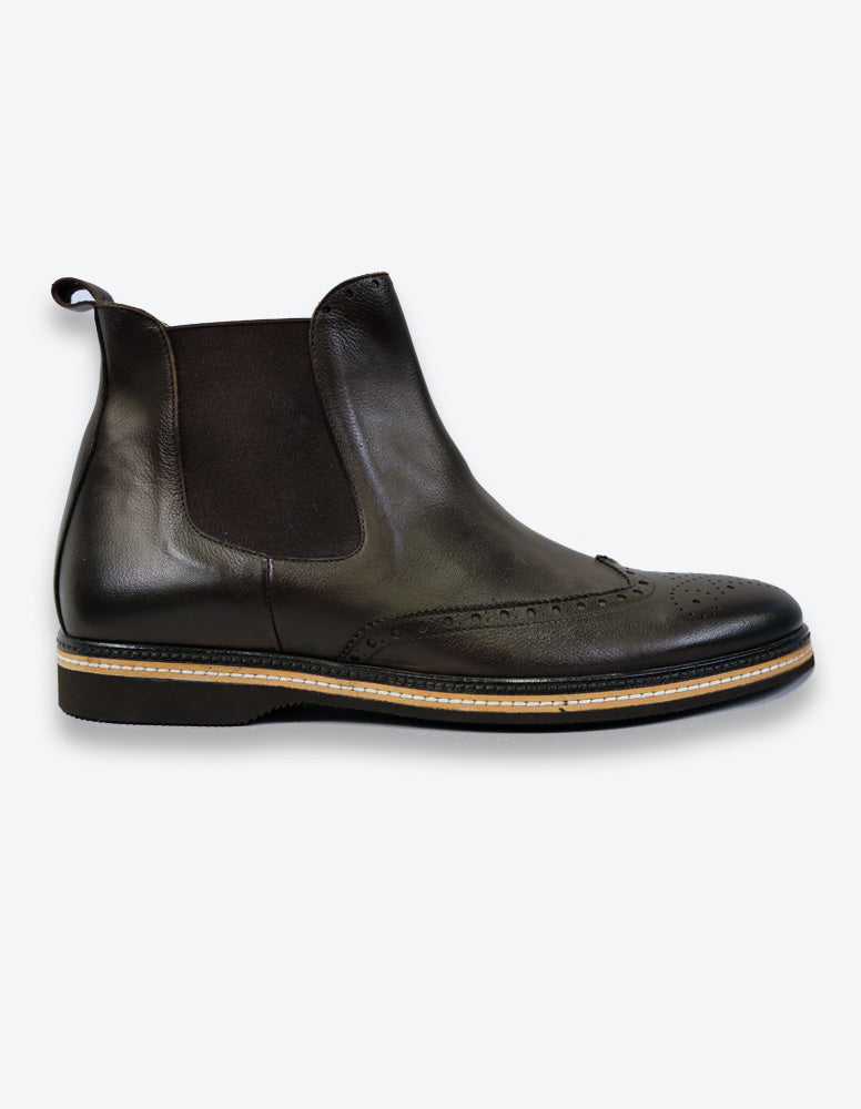 Chocolate Oxford Chelsea Boots