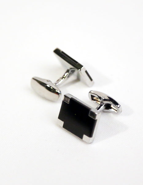 Black Square Cufflink