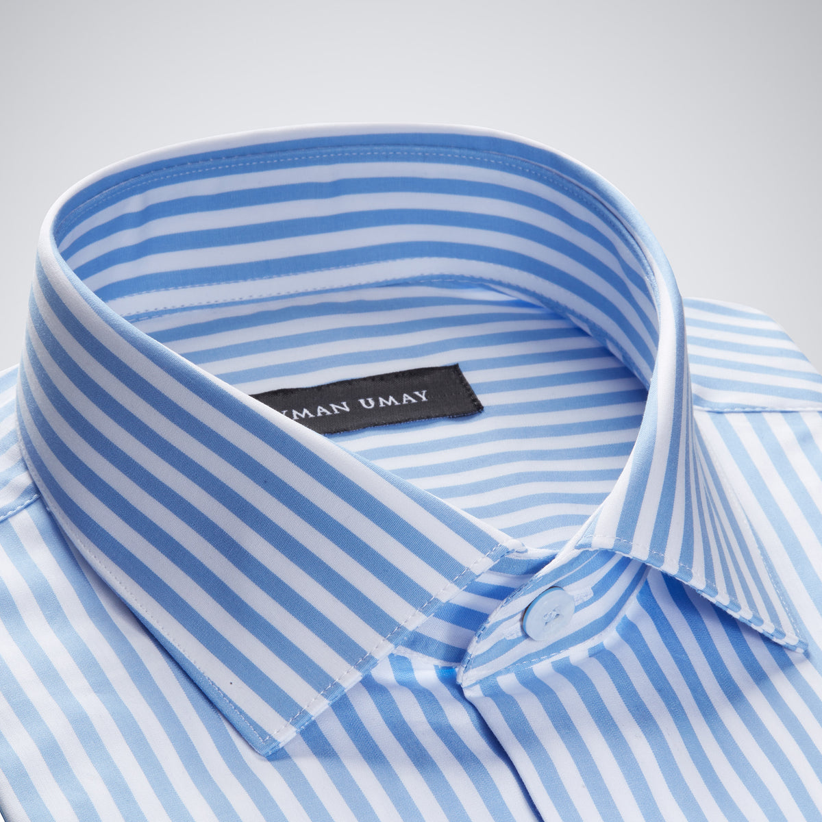 Blue King Striped Cotton Men's Shirt – Peyman Umay
