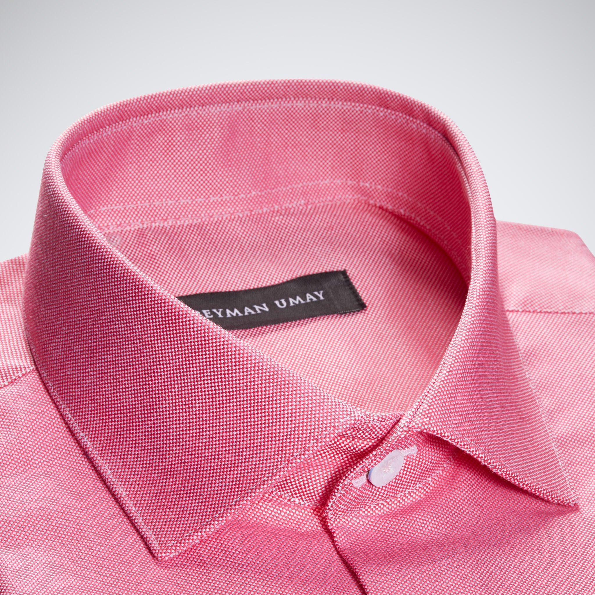 Dark Pink Oxford Cotton Shirt