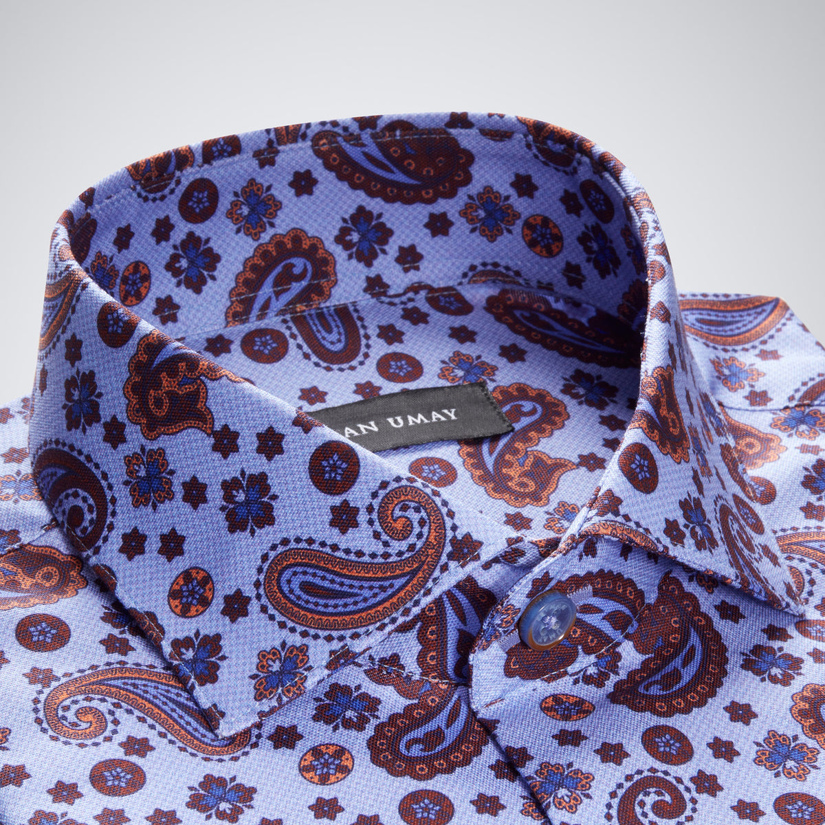 Lilac Paisley Cotton Men's Shirt – Peyman Umay