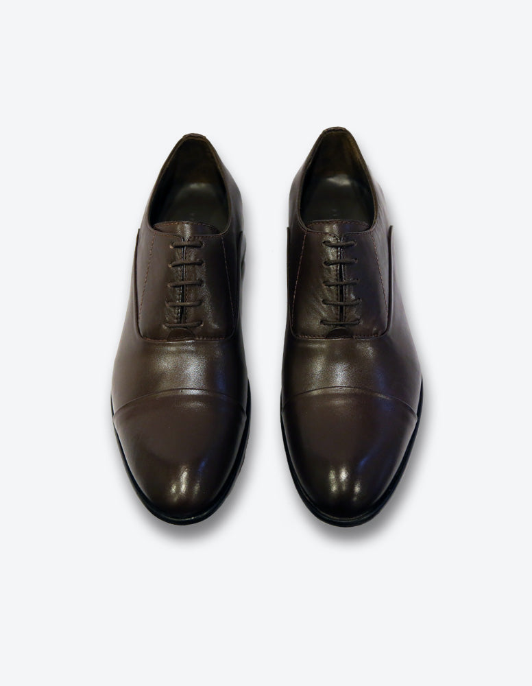 Chocolate Leather Balmorals