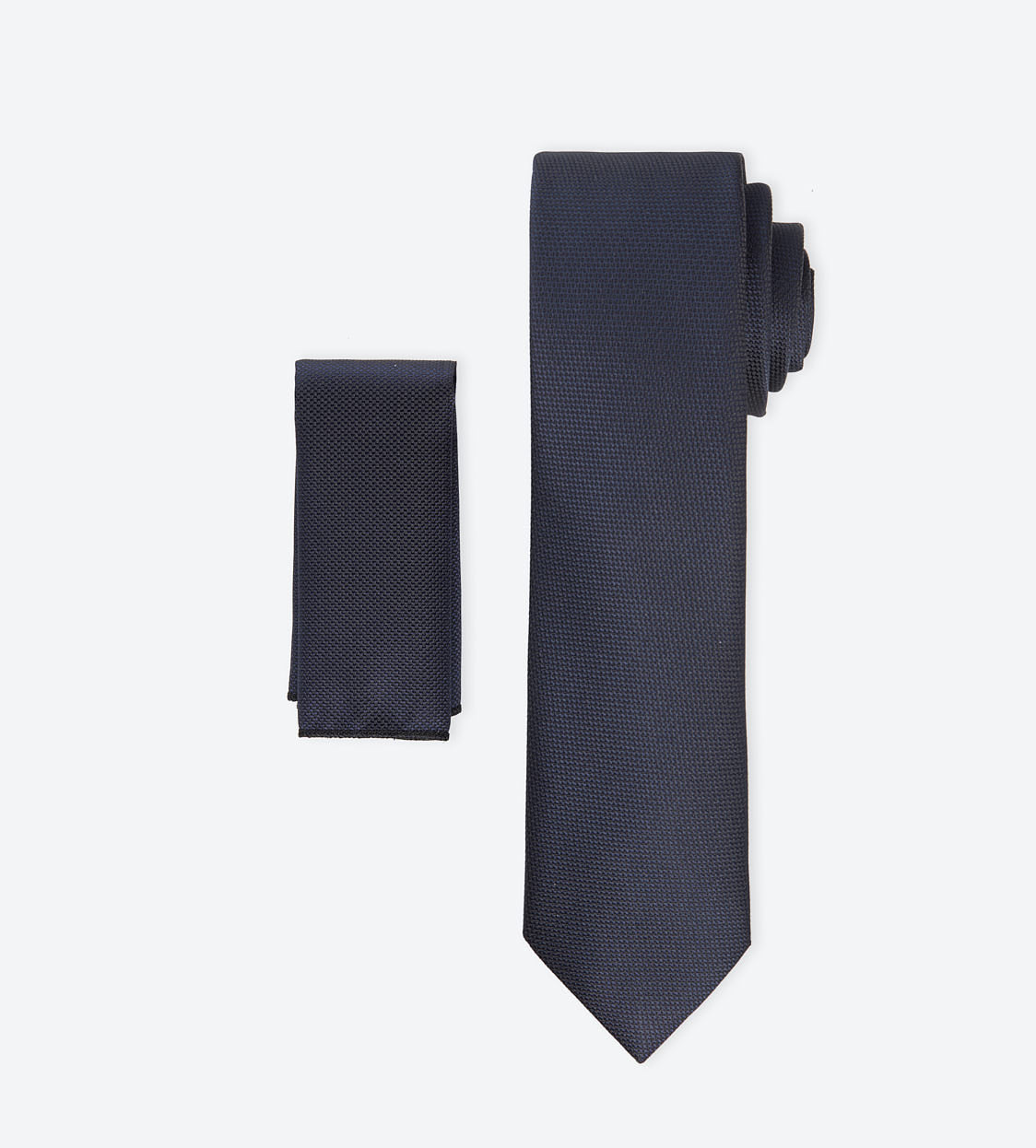Midnight Navy Weave Tie
