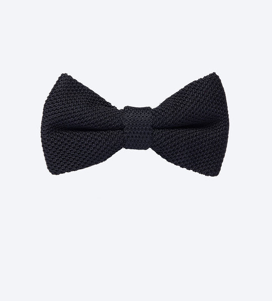 Black Pinhead Bow Tie