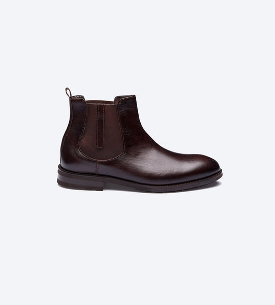 Chestnut Brown Classic Chelsea Boots