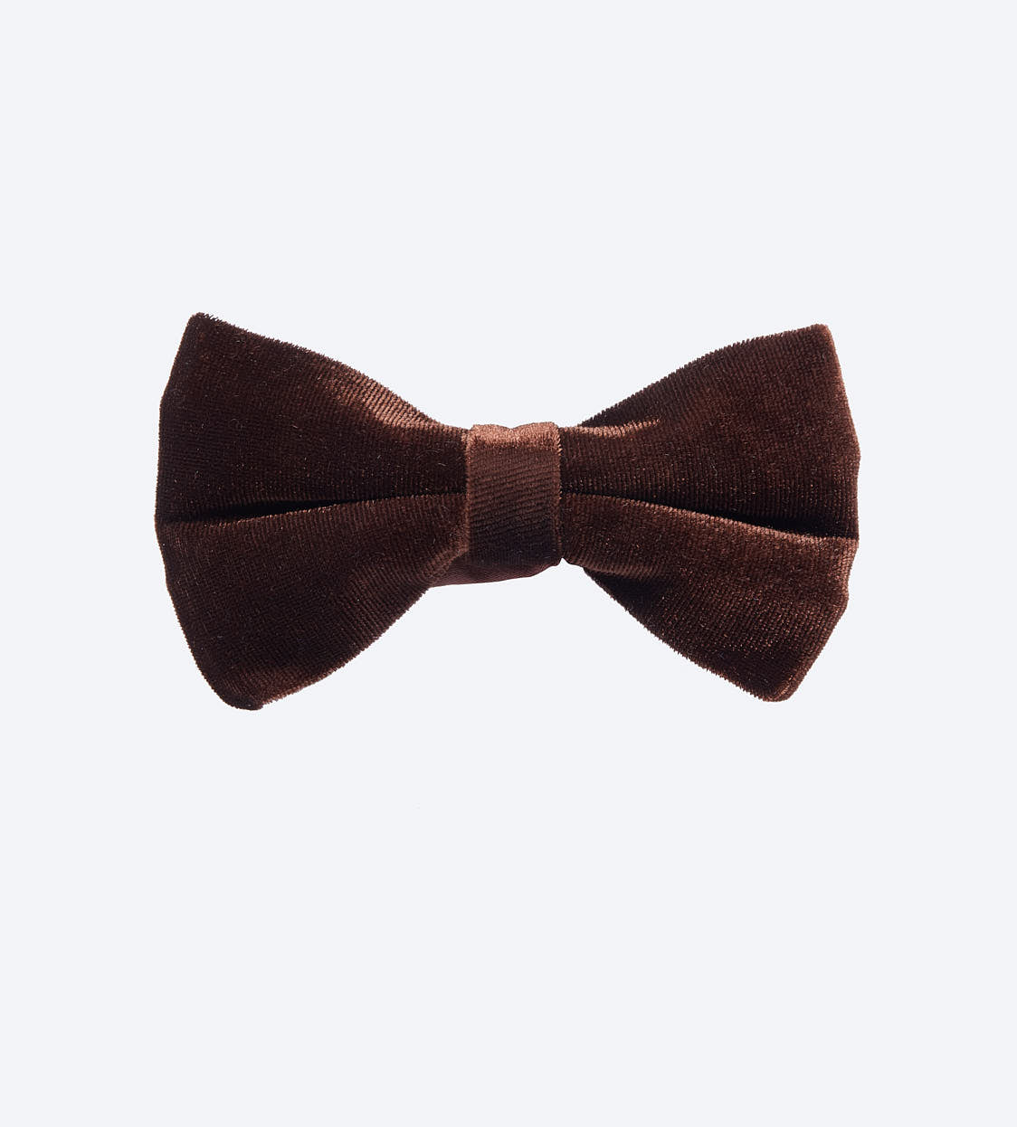 Brown Velvet Bow Tie