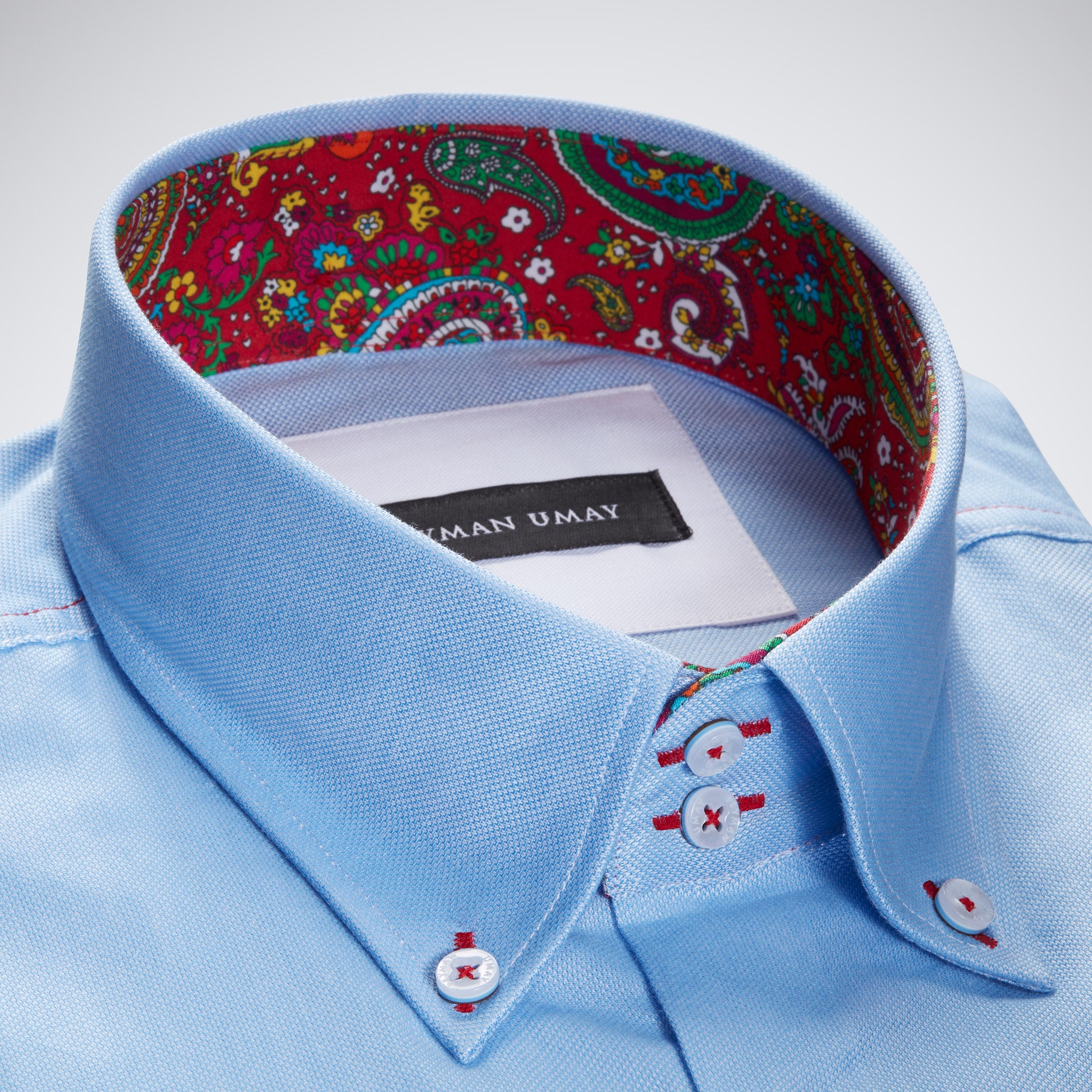 Blue Oxford Button-down Shirt