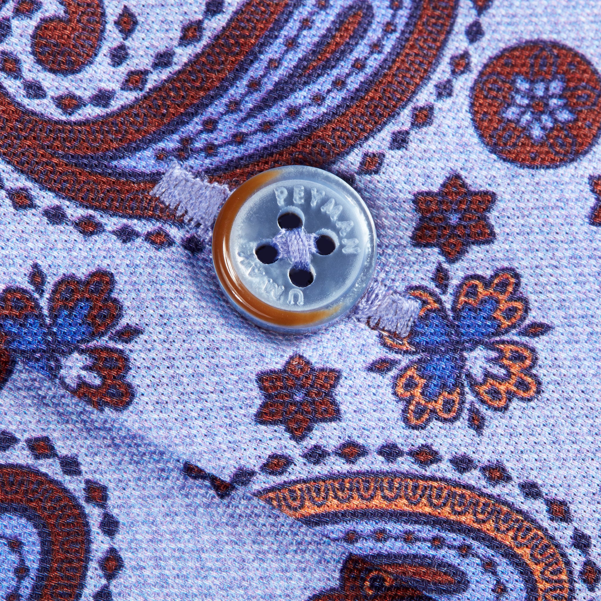 Lilac Paisley Cotton Men's Shirt – Peyman Umay
