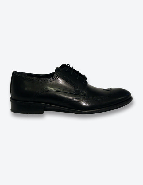 Black Classic Oxford Lace-up Shoes