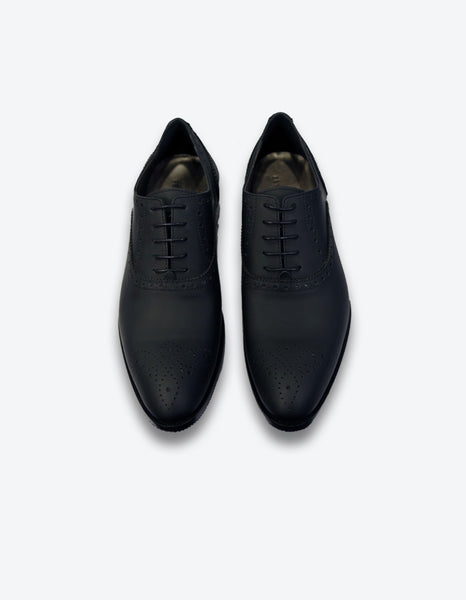 Matte Black Oxford Shoes