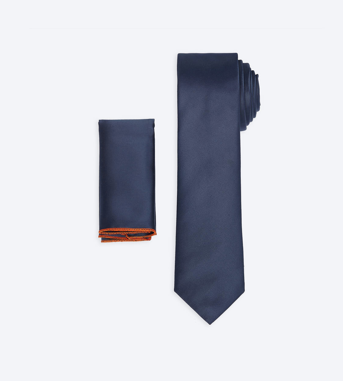 Metallic Navy-Blue Tie