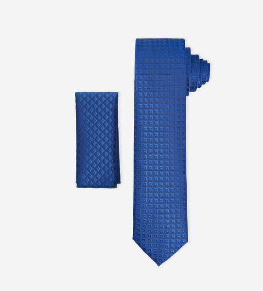 Blue Checkerd Tie